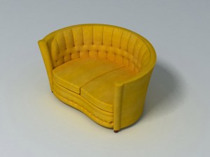 divan sofa classic 3D 모델