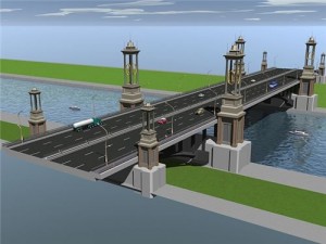 heritage bridge 3D-Modell