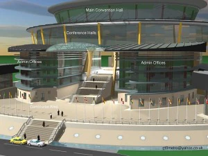 centro de conven&ccedil;&otilde;es Modelo 3D