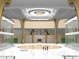 centro de conven&ccedil;&otilde;es Modelo 3D