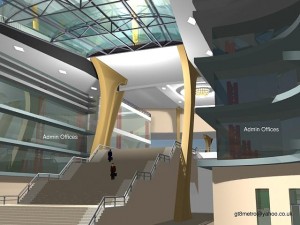convention centre 3D Model