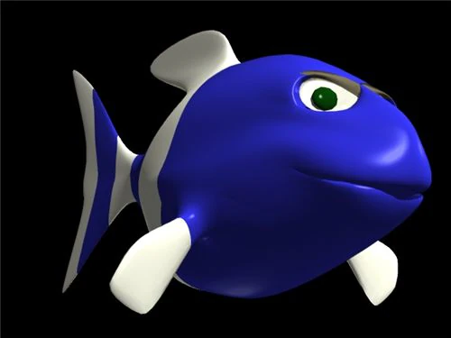 clownfish 3D Model .c4d .max .obj .3ds .fbx .stl .blend