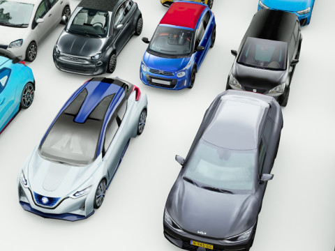 25 Low Poly Hatchbacks Model 3D