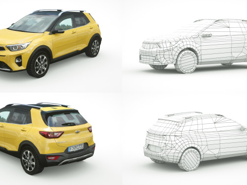 25 Low Poly Hatchbacks Model 3D