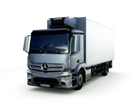 14 Low-Poly Trucks vol1 3D Model