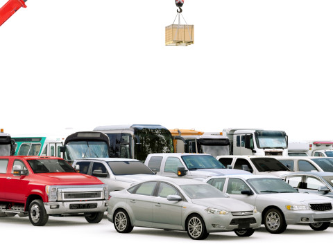 Low Poly City Generic Vehicles v01 Modèle 3D