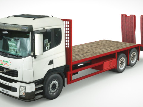 12 Low-Poly Trucks vol2 Model 3D