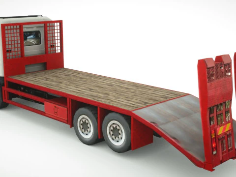 12 Low-Poly Trucks vol2 3D Model