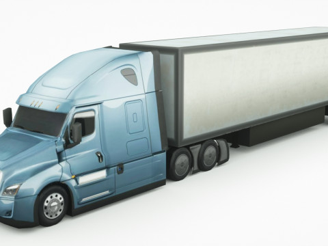12 Low-Poly Trucks vol2 Model 3D