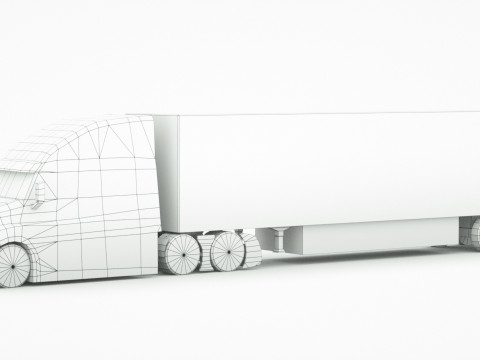 12 Low-Poly Trucks vol2 Model 3D