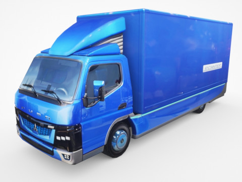 12 Low-Poly Trucks vol2 Model 3D