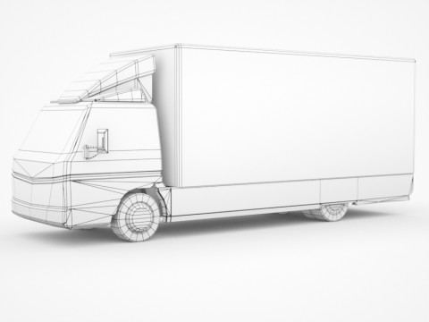 12 Low-Poly Trucks vol2 Model 3D
