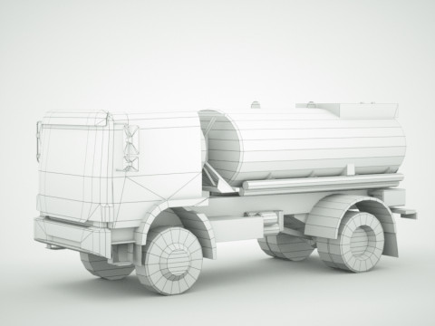 12 Low-Poly Trucks vol2 Model 3D