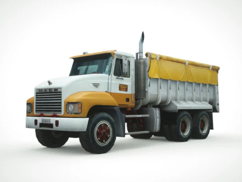 12 Low-Poly Trucks vol2 3D Model