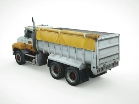 12 Low-Poly Trucks vol2 3D Model