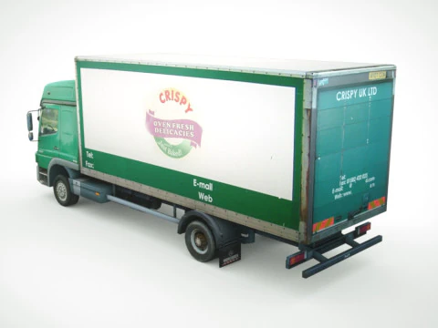 12 Low-Poly Trucks vol2 3D Model