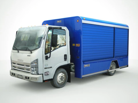 12 Low-Poly Trucks vol2 3D Model
