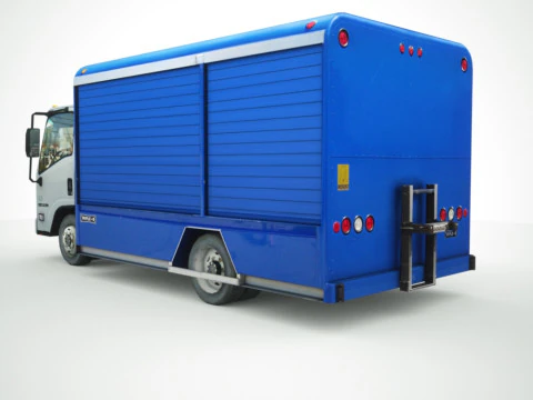 12 Low-Poly Trucks vol2 3D Model