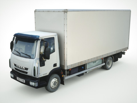 12 Low-Poly Trucks vol2 Model 3D