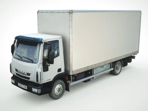 12 Low-Poly Trucks vol2 3D Model
