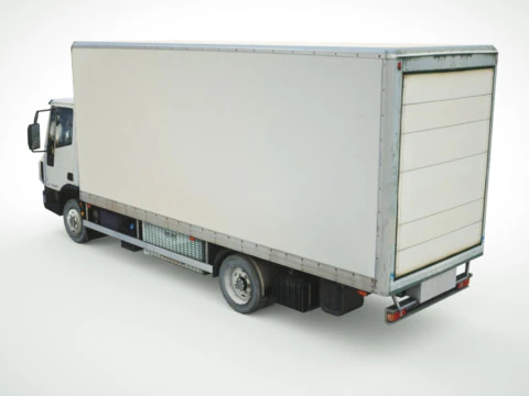 12 Low-Poly Trucks vol2 3D Model
