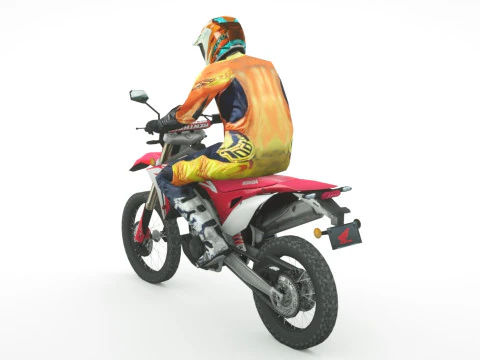 12 motocicletas Low Poly Modelo 3D