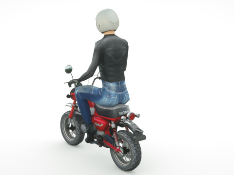 12 Low Poly Motorcycles 3D Model
