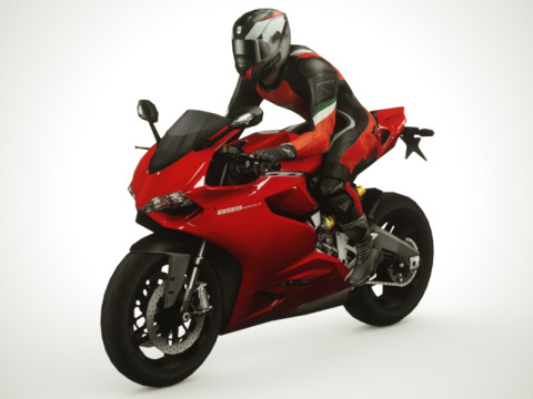 12 Low Poly Motorcycles 3D Model