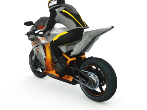 12 Low Poly Motorcycles 3D Model