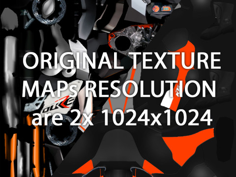 12 Low Poly Motorcycles 3D Model