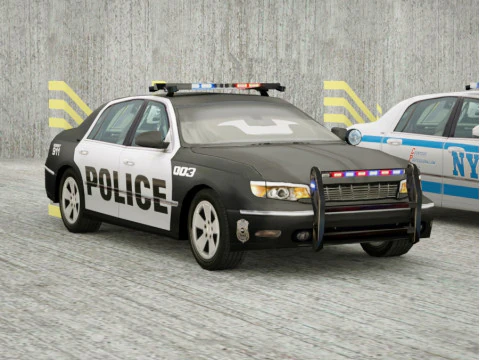 21 Low Poly social vehicles 3D Model