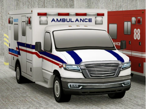 21 Low Poly social vehicles 3D Model