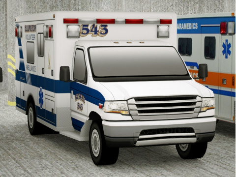 21 Low Poly social vehicles 3D Модель