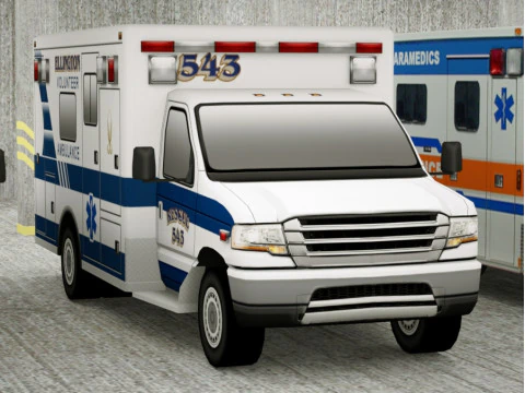 21 Low Poly social vehicles 3D Model