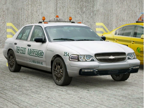 21 Low Poly social vehicles 3D Model