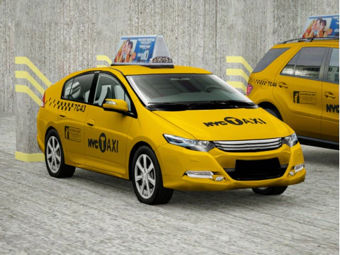 21 Low Poly social vehicles 3D Model