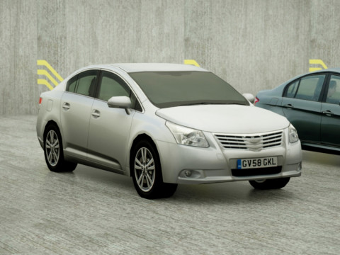 20 Low Poly sedans 3D 模型
