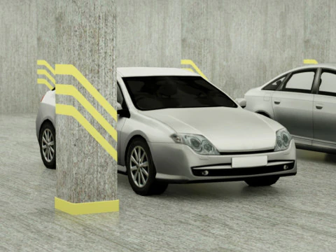 20 berline Low Poly Modello 3D