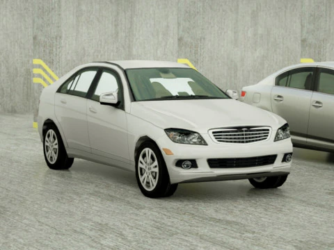 20 berline Low Poly Modello 3D