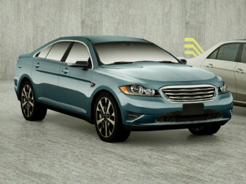 20 berline Low Poly Modello 3D