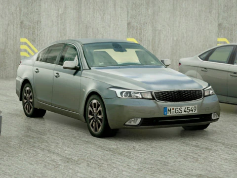 20 berline Low Poly Modello 3D