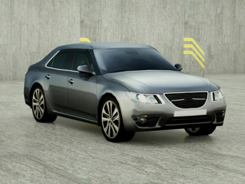 20 berline Low Poly Modello 3D