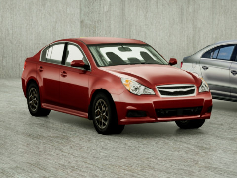 20 Low Poly sedans 3D 模型
