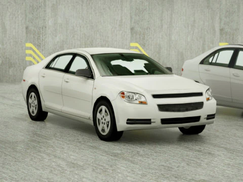 20 berline Low Poly Modello 3D