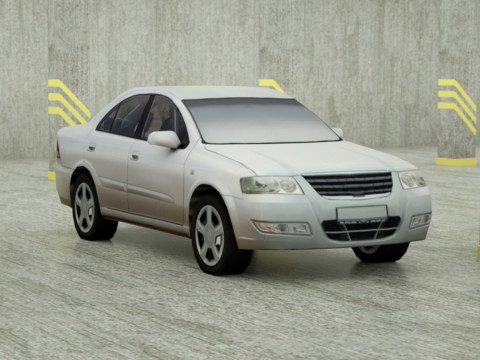 20 Low Poly sedans 3D 模型