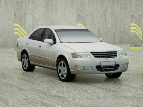 20 berline Low Poly Modello 3D