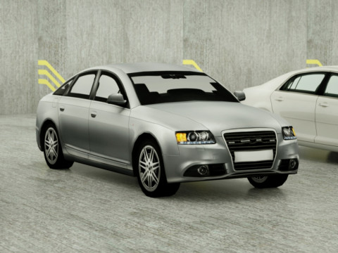 20 Low Poly sedans 3D 模型