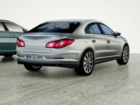 20 berline Low Poly Modello 3D