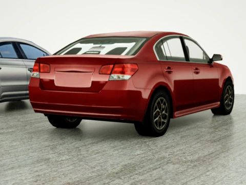 20 berline Low Poly Modello 3D