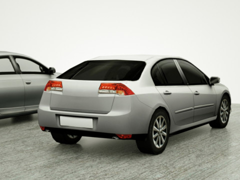 20 Low Poly sedans 3D 模型
